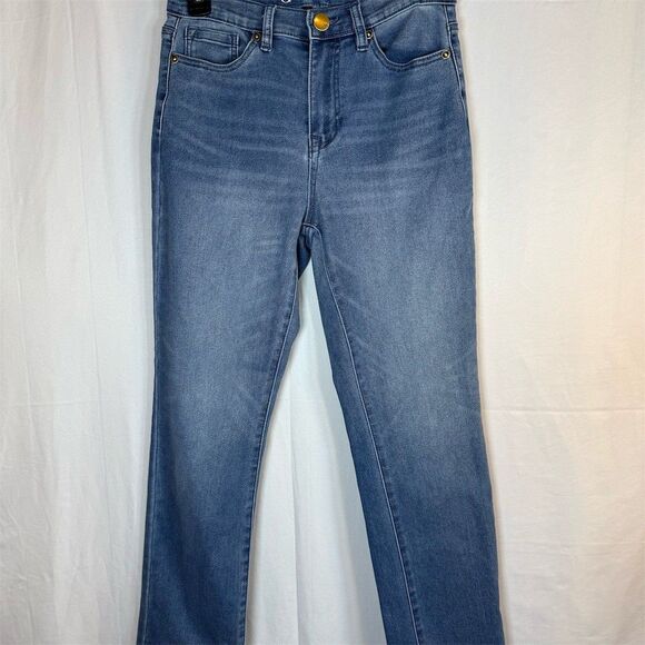 DG2 by Diane Gilman Denim - DG2 by Diane Gilman Jeans Womens Size 2 Blue Medium Wash Straight Mid Rise